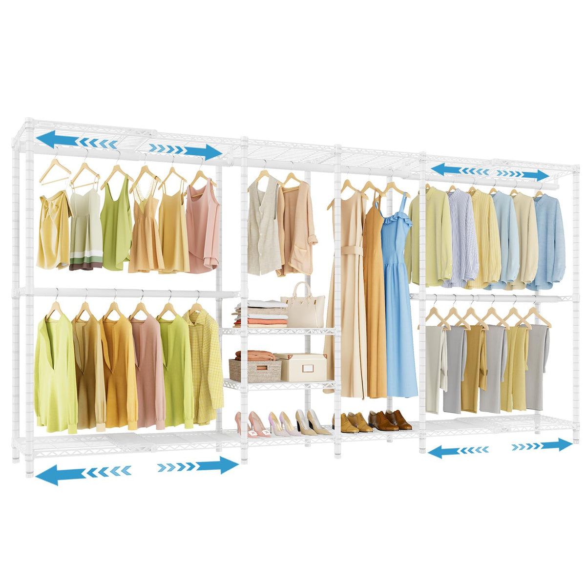 VIPEK X4 Expandable Heavy Duty Clothes Rack Wardrobe - Image 1