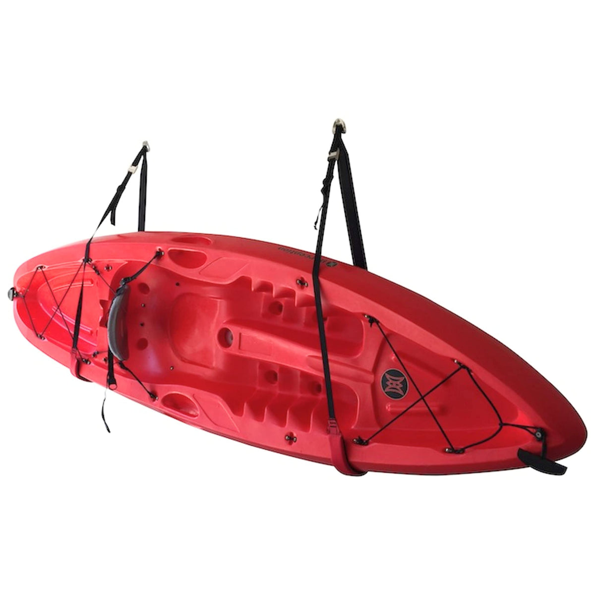 Kayak Storage Rack | Premium Adjustable Padded Wall Straps - Image 1