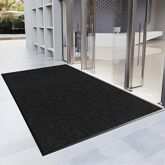 2′ x 7′ Front Door Mat Indoor Outdoor Entrance, Commercial Floor Mat Heavy Duty Dirt Trapper Entryway Doormat, Custom Size Non Slip Rubber Backing Welcome mat, Door Mat for High Traffic Area