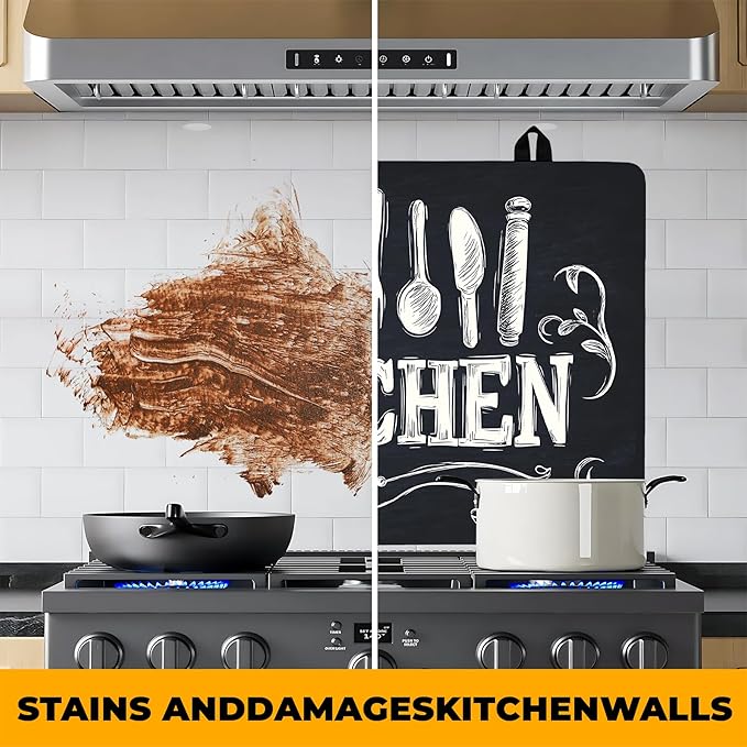 Stove Top Cover Flower Gas Stove Top Cover for Home Decoration Kitchen Pad Non-Stick Washable Cooktop Covers Countertop Protector Keep Stove Clean (Kitchen-2, 28L"x20W")
