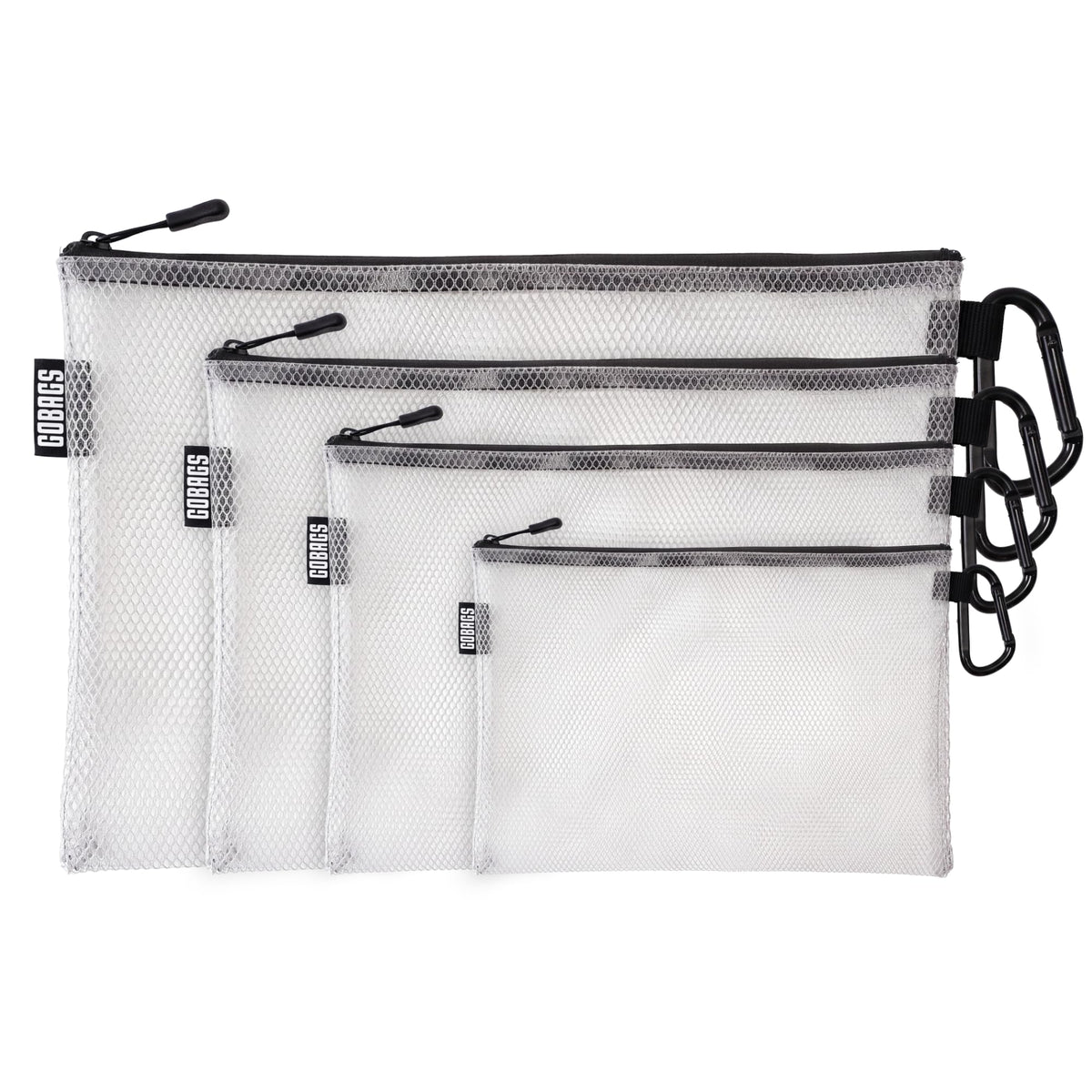 GOBAGS Air Production Multi-Size Clear Zipper Pouch | All Products - Image 1