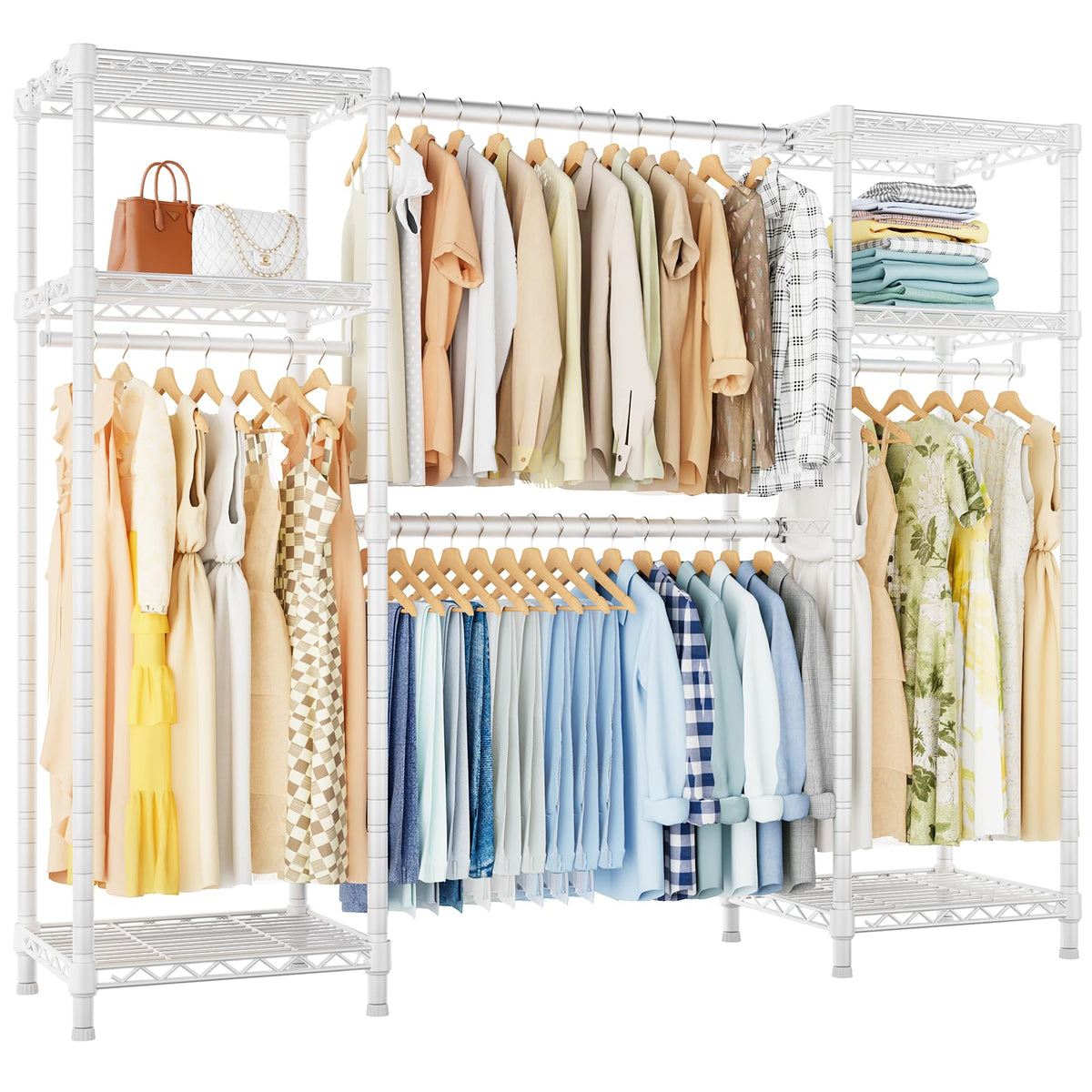 E7 Heavy Duty Garment Rack, Metal Clothing Racks | Laundry & Clothing - Image 1