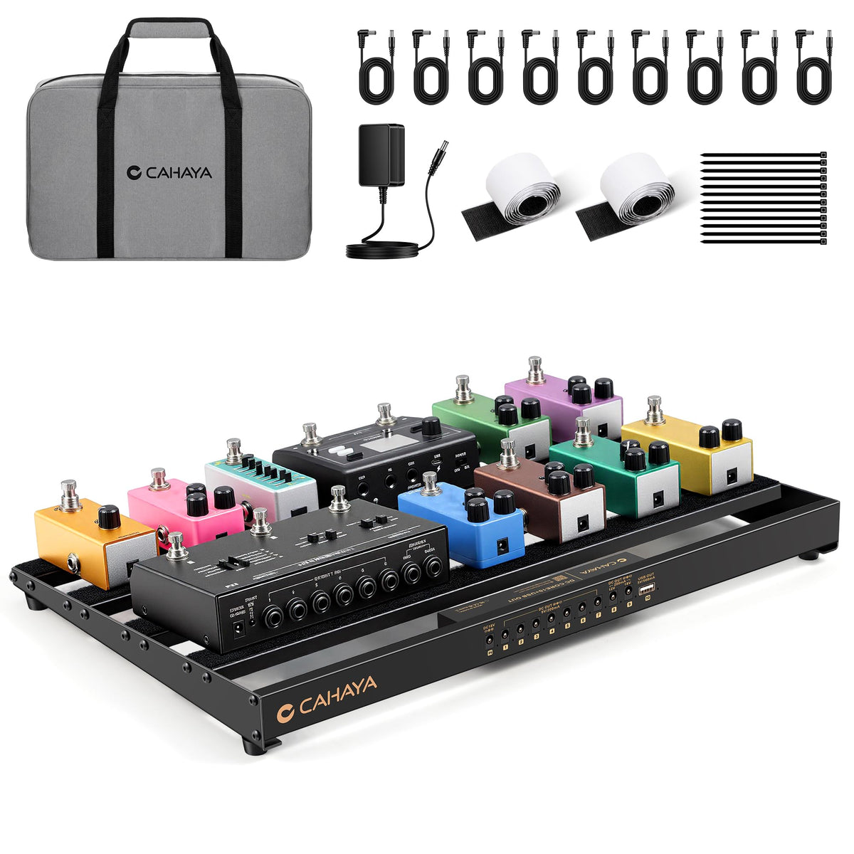 CAHAYA Guitar Pedal Board Portable - Pedal Board | Phone & Computer - Image 1