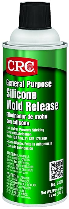 CRC Silicone Mold Release, 12 Wt Oz, (Pack of 12), 03300CS