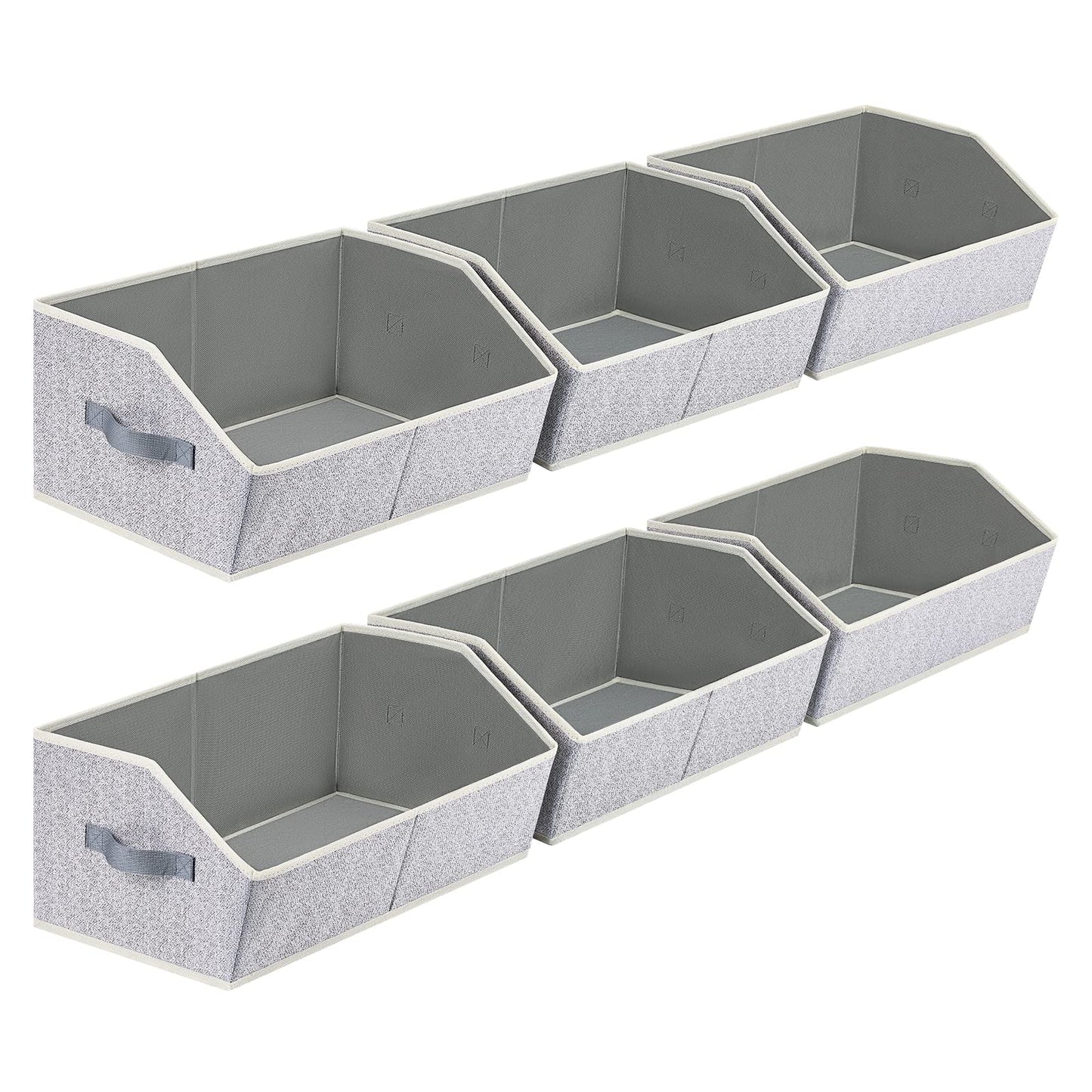 Closet Organizers Bins 6 Packs - Large Closet Shelf | Home Organizatio - Image 1