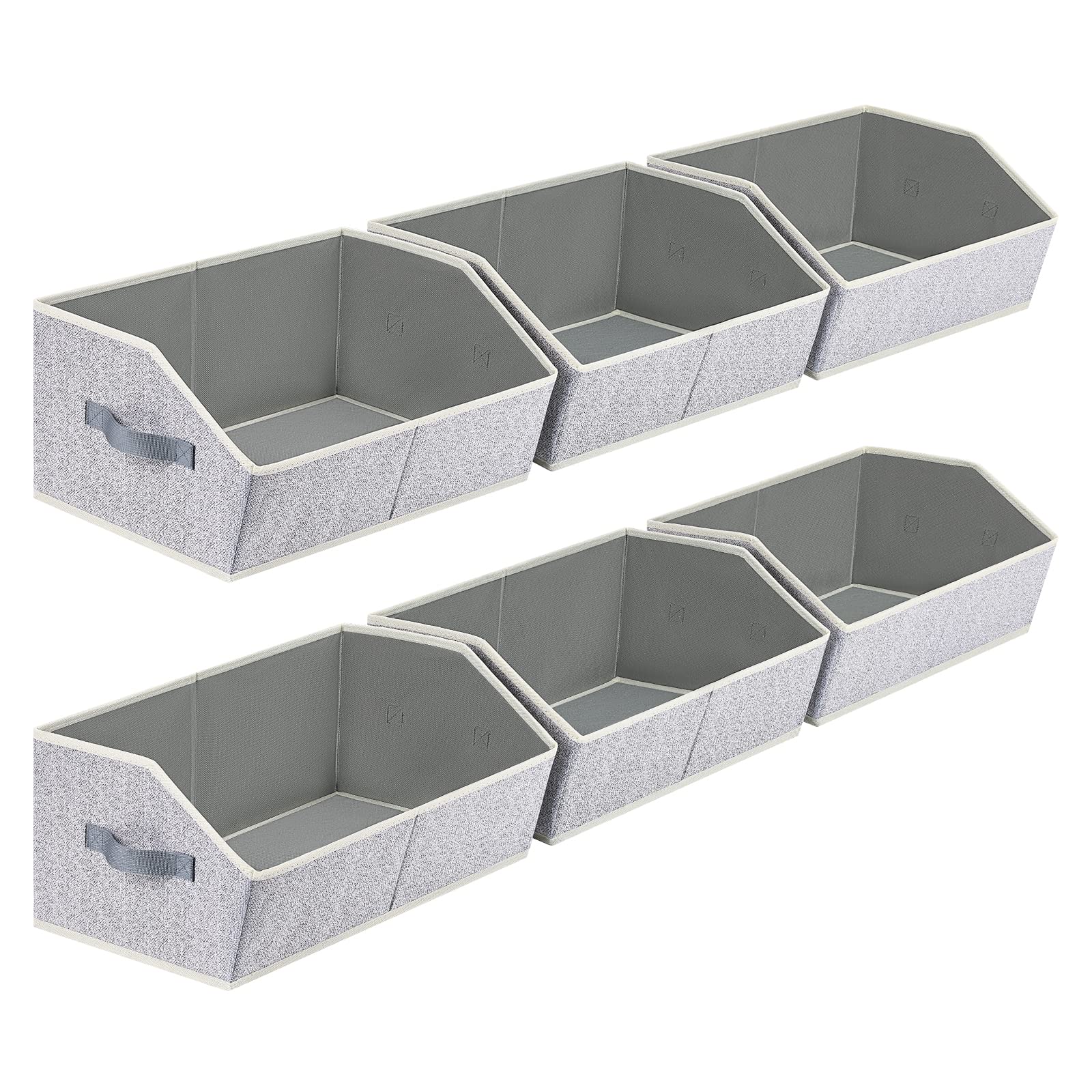Closet Organizers Bins 6 Packs - Large Closet Shelf | Home Organizatio - Image 1