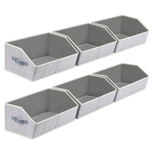 Closet Organizers Bins 6 Packs - Large Closet Shelf | Home Organizatio - Image 1
