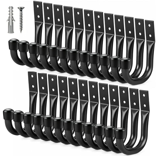 24-piece Heavy Duty Garage Storage Hooks, Bike Hooks | Garage Storage - Image 1