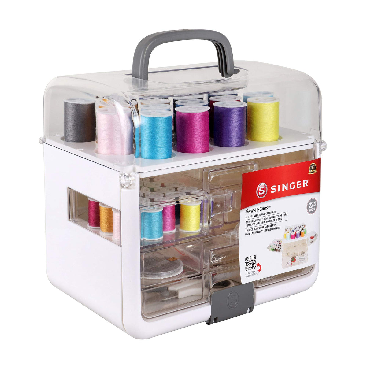 Singer Sew-It-Goes, 224 Piece - Sewing Kit & Craft | Home Organization - Image 1