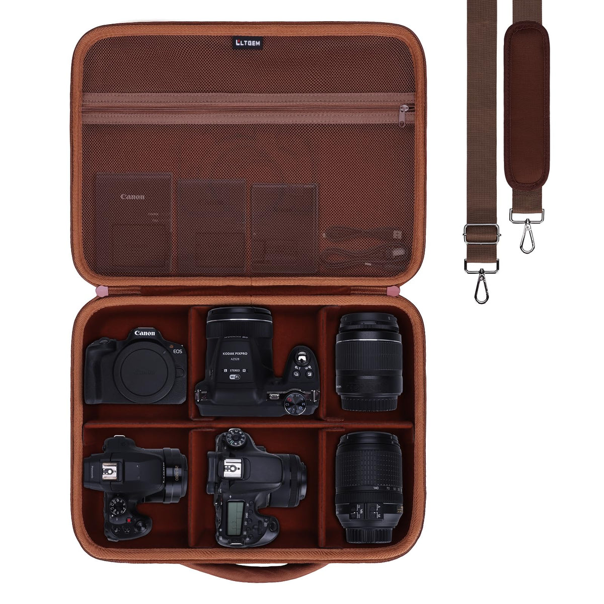 Large Camera Case Bag for Canon/Sony/Nikon Camera and Multiple - Image 1