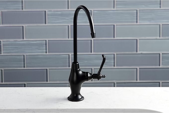 Kingston Brass KS3190TL Templeton Water Filtration Faucet, 10.81 x 4.63 x 1.75, Matte Black