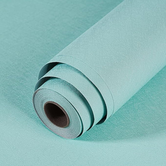 Peel and Stick Wallpaper Blue Silk Wall Paper - 15.7 x 98 Inch Self Adhesive Wallpaper Peel and Stick, Easy to Paste Wall Contact Paper for Stand Liner, Table and Door Makeover Decor