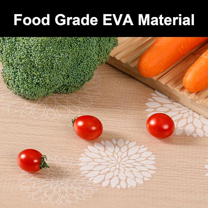 Cooyes Shelf and Drawer Liners for Kitchen Cabinets, Non Adhesive Cabinet Liner, EVA Waterproof Durable Non-Slip Drawer Mats for Shelves, Refrigerator, Storage, Desks（23.6" W x 118" L）