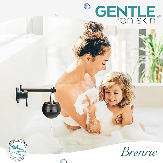 Bath Filter for Tub Faucet - 11 Stage Bathtub Water Filter with Vitamin C - Removes Chlorine & Contaminants - Bath Water Filter for Baby & Kids - Healthy Skin & Hair (Matte Black)