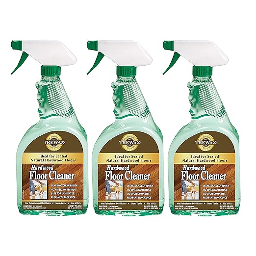 Trewax Professional Gold Label Ready-to-Use Hardwood Floor Cleaner, 32-Fluid Ounce, Pack of 3