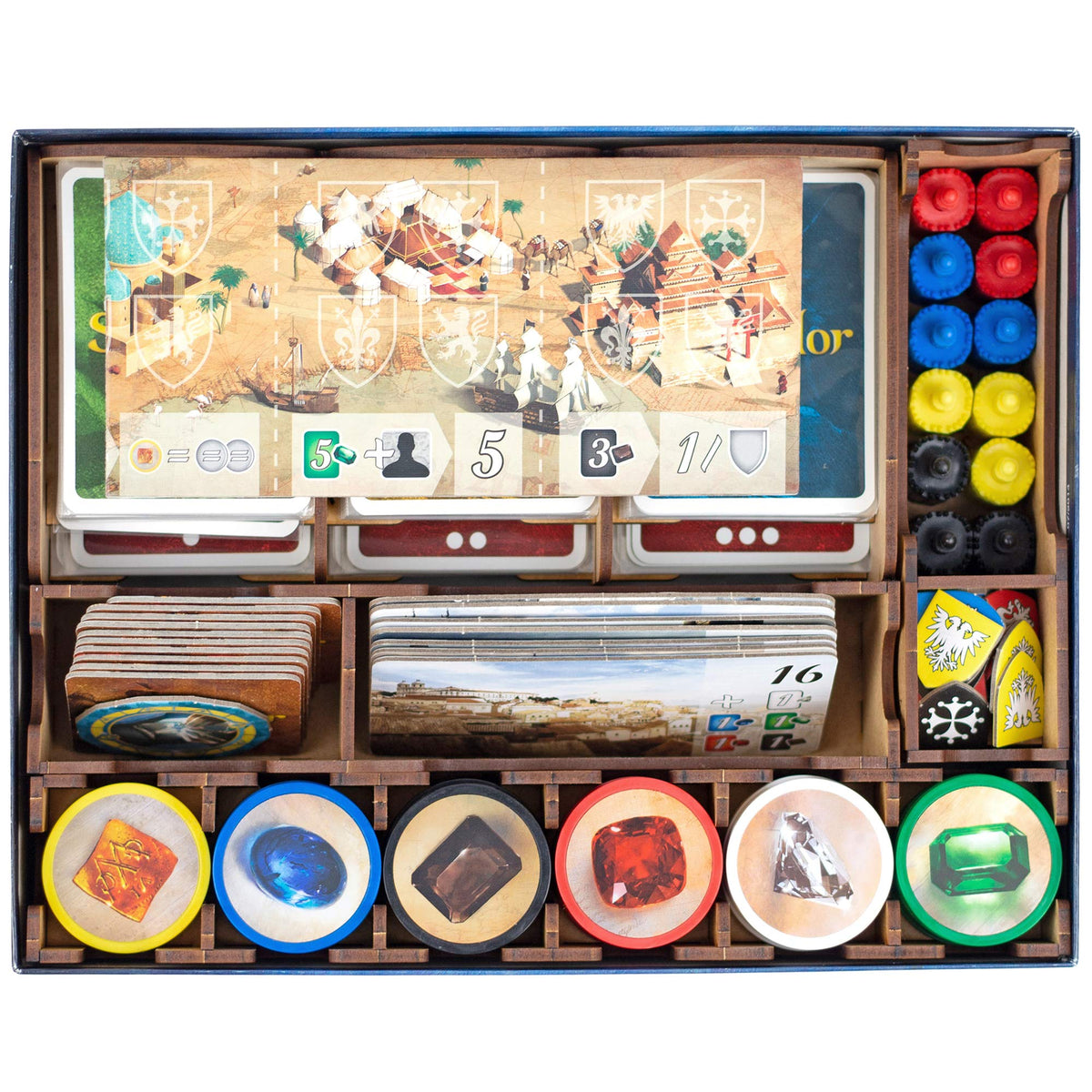 TowerRex Organizer for Splendor Board Game and Cities of Splendor - Image 1