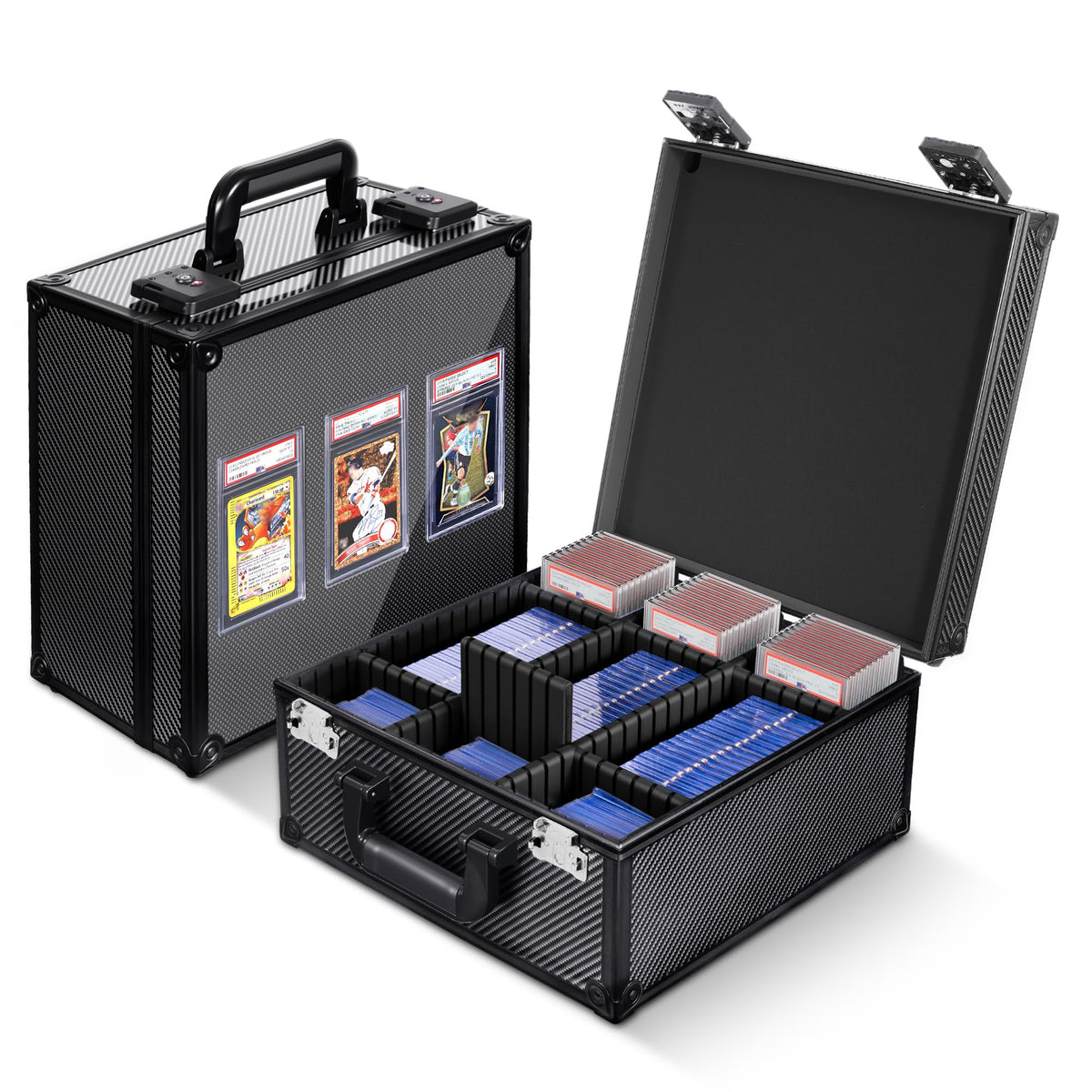 Kabinka Graded Card Storage Box, Aluminum Trading Card Box - Image 1