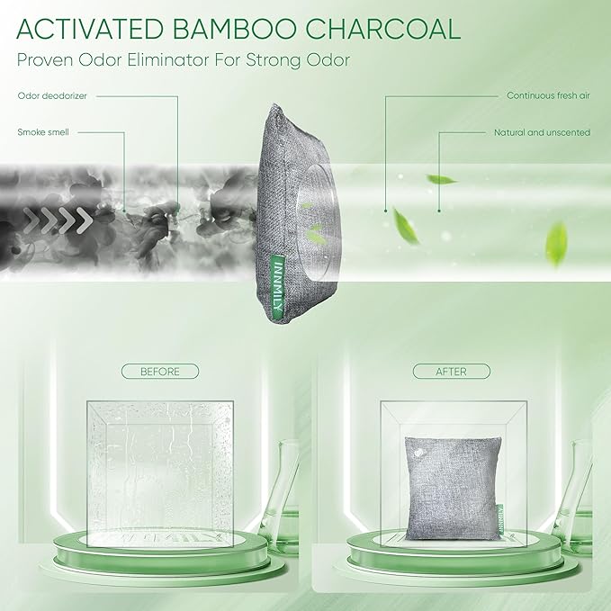 Charcoal Odor Absorber – 2-Year Reusable, Zero Waste