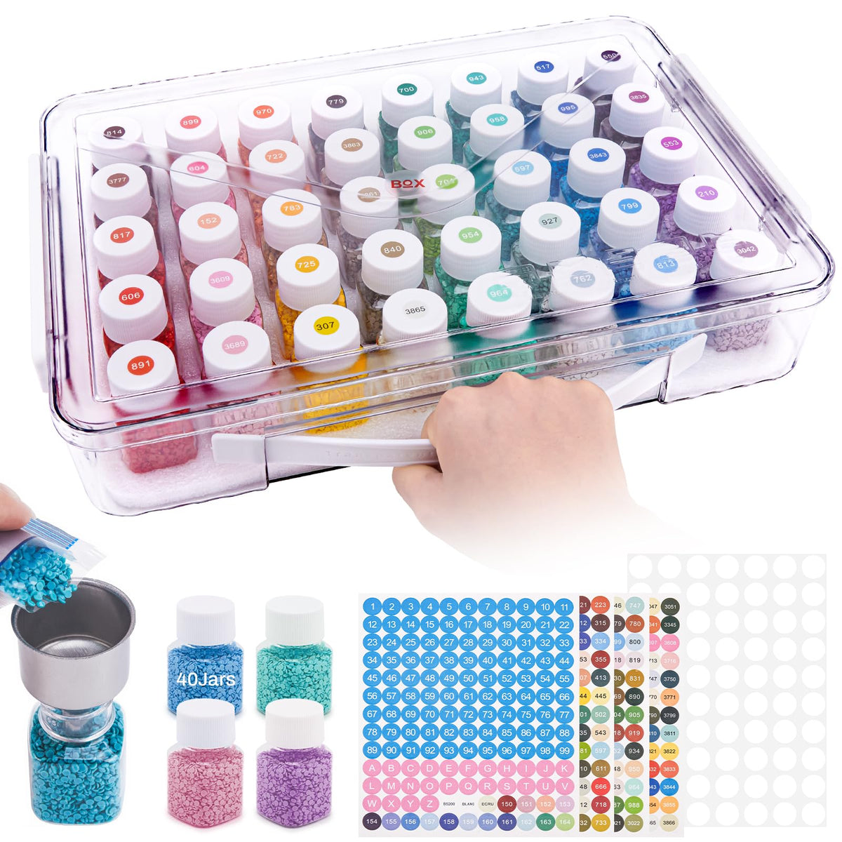 40 Slots Diamond Painting Storage Containers (1 Pack) - Image 1