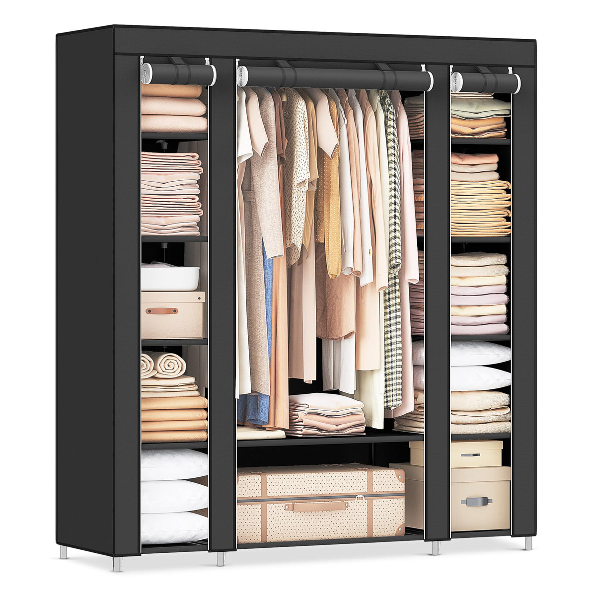 SONGMICS Closet Wardrobe, Portable Closet - Image 1