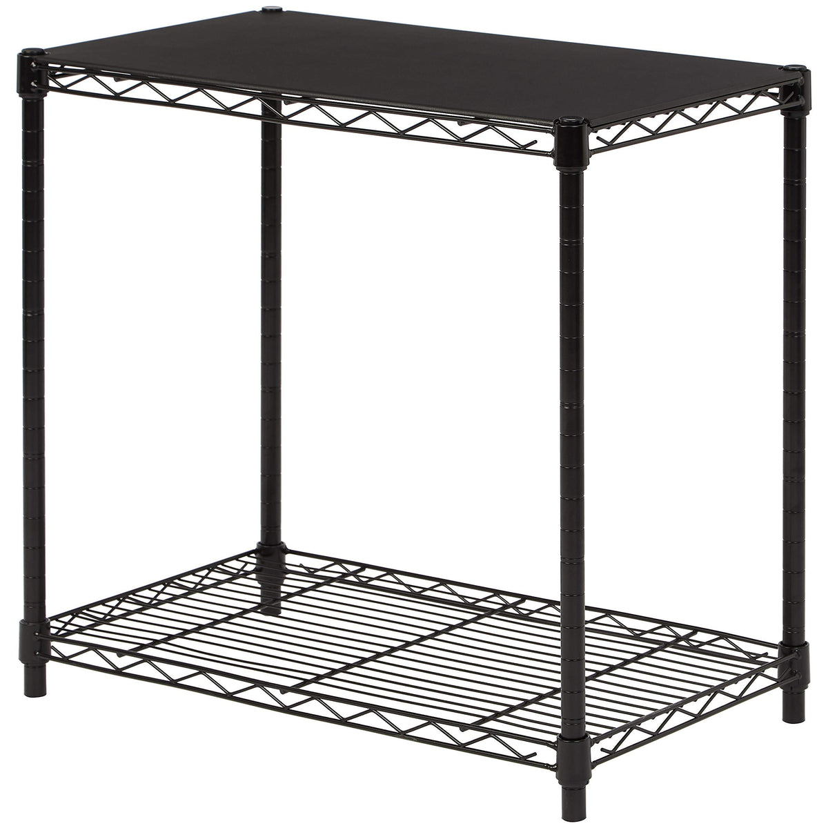 Amazon Basics 2-Shelf Stackable Storage, 13.3" D x 23.2" W - Image 1