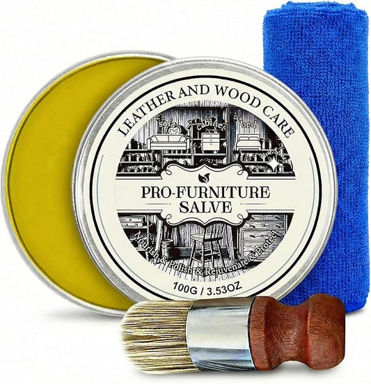 DIMOT Leather & Wood Repair Salve, Leather & Furniture Repair Salve, 2025 Upgrade Household Leather Upholstery Cleaners for Home
