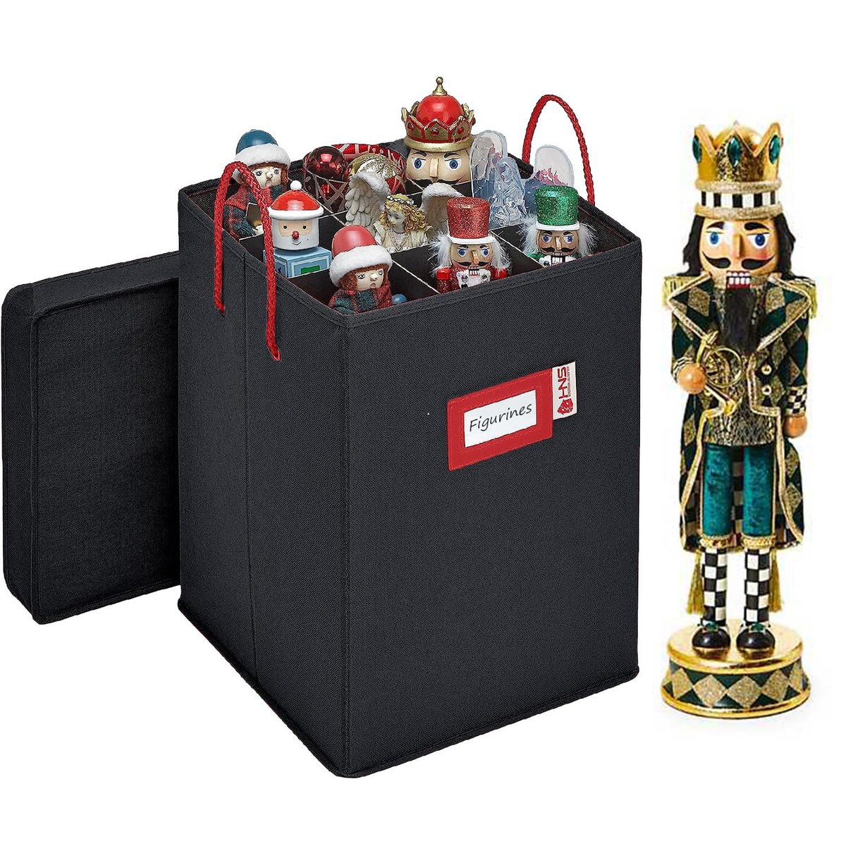 HOLDN’ STORAGE Figurine Collectible Storage Box, Charcoal - Image 1