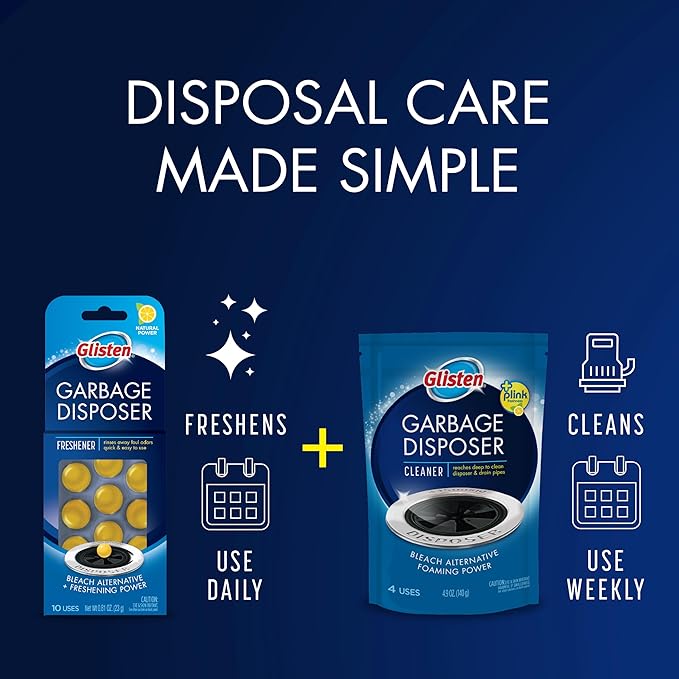 Summit Brands DP06N-PB Disposer Care Garbage Disposal Cleaner