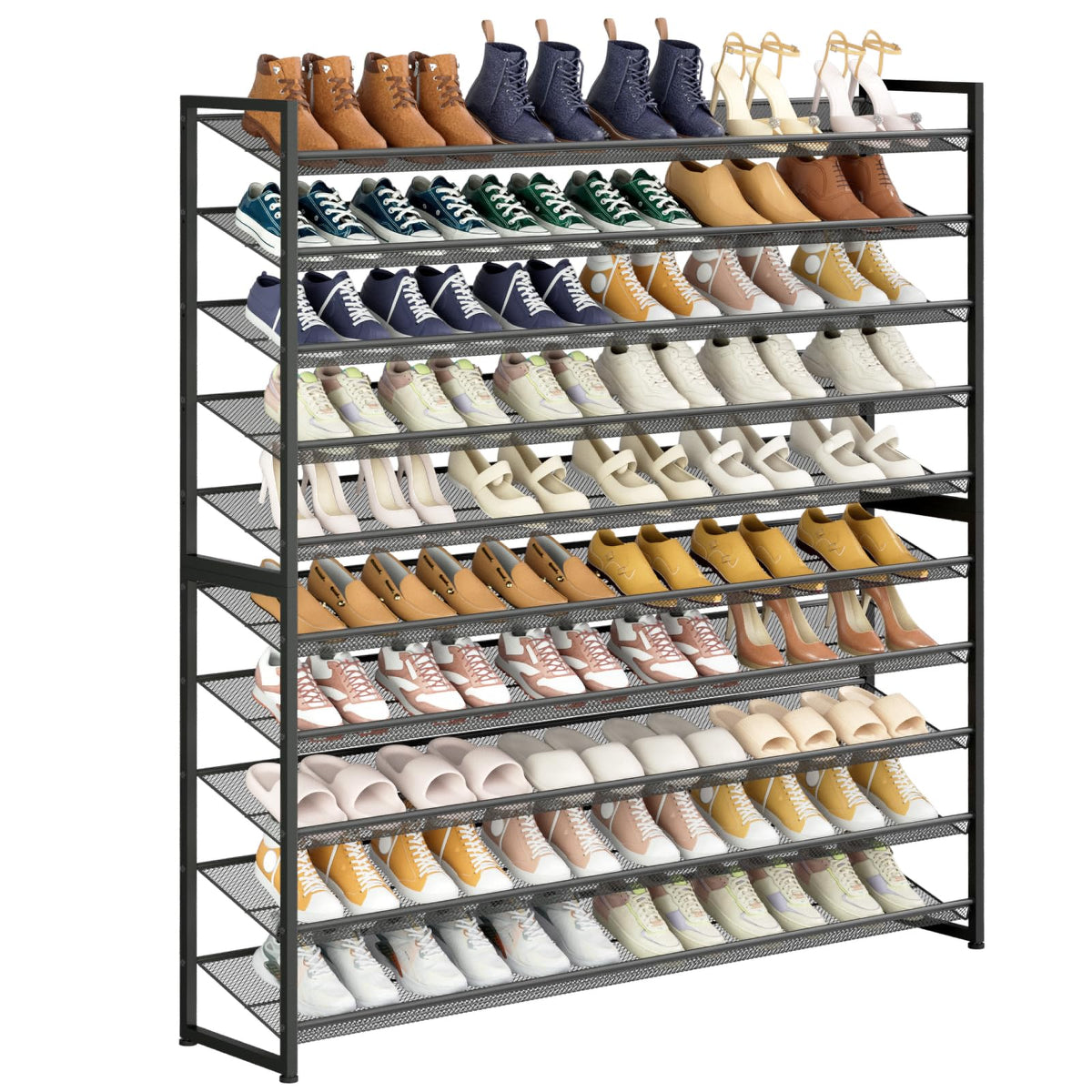 Large Shoe Rack 10 Tier Shoe Organizer, Heavy Duty M | All Products - Image 1