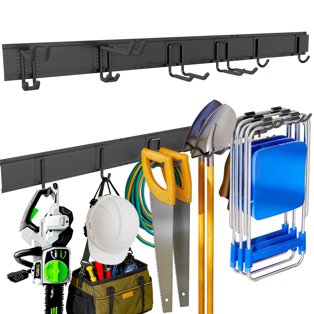 Ultrawall Garden Tool Organizer, 48 Inch Garage Tool Organizer - Image 1