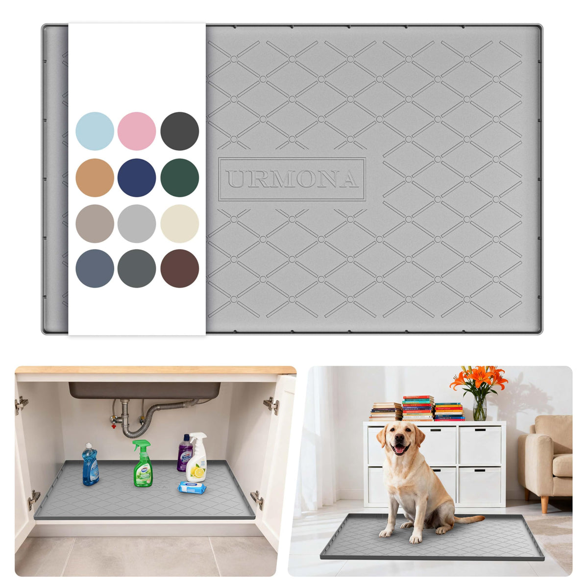 URMONA Under Sink Mat for Kitchen Waterproof, 34" x | All Products - Image 1
