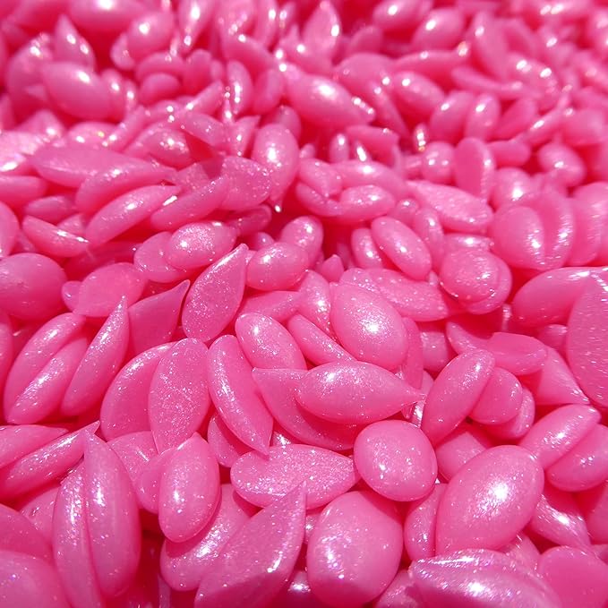 Waxness Pink Glow Face & Eyebrow Hard Wax 0.88 lb (400 g) – Stripless Hard Wax for Sensitive Skin, Face, Bikini, Rosin-Free Synthetic Formula, High Visibility Pink Color – Made in Italy