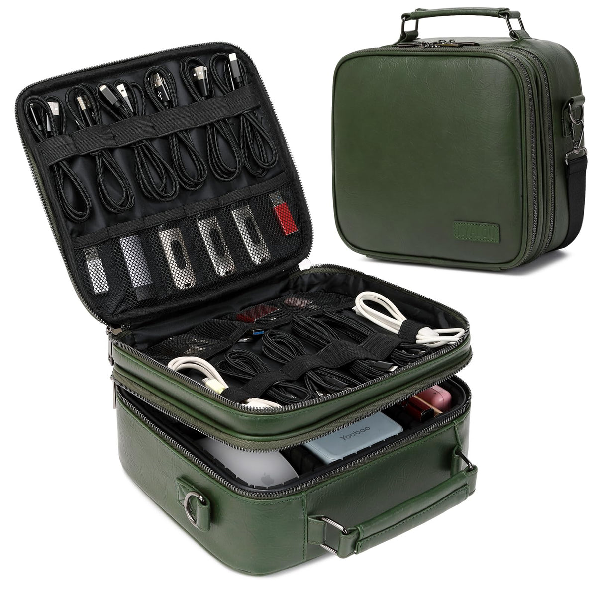 KYALOU Electronics Travel Organizer, Large Electronic Accessories - Image 1