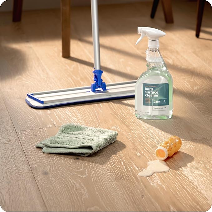 Shaw Floors St.Jude Hard Surface Floor Cleaner Spray- Rinse- Free, Scuffs & Dirt- Safe for Hardwood, Laminate, Luxury Vinyl & Tile - 32 Fl.oz (Pack of 1)