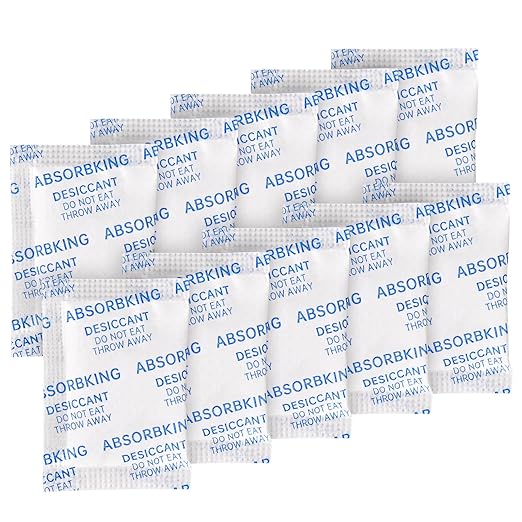 Desiccant Packs – 2 Gram 500 Packs Moisture Absorbers, Food Grade Desiccant with Color Indicating, Premium Desiccant Packs for Storage, Great for Spices, Foods, Electronics, Jewelry