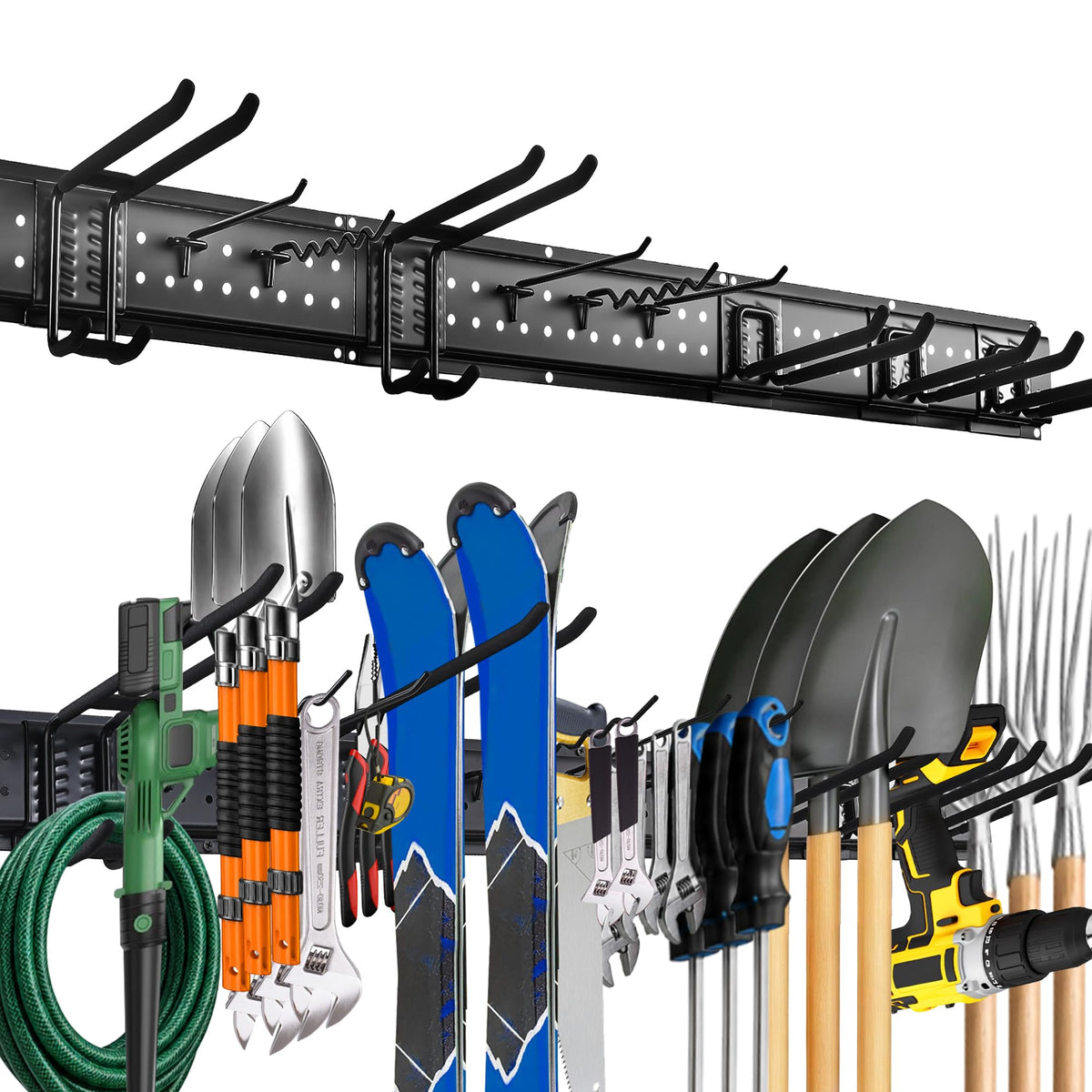 Garage Wall Organizer, 49.5-Inch Tool Rack, 510 lb Capacity - Image 1