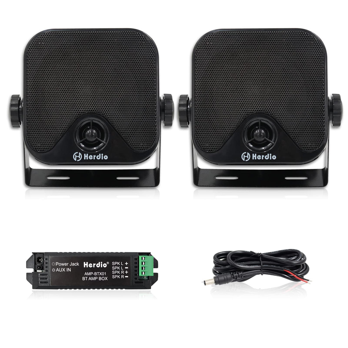 Herdio 4 Inches Heavy Duty Waterproof Boat Marine Bluetooth - Image 1