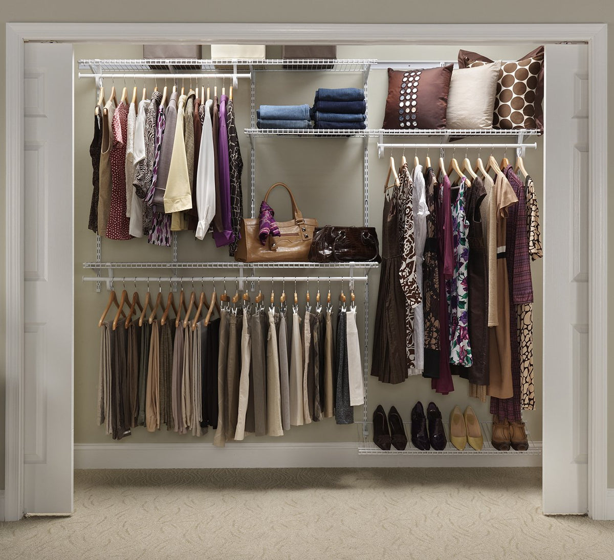 ClosetMaid ShelfTrack Wire Closet Organizer System | Home Organization - Image 1
