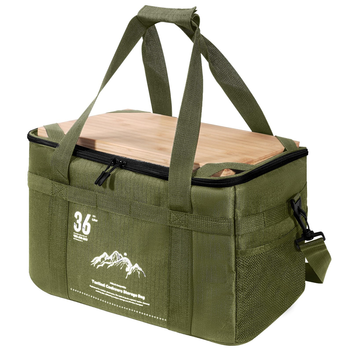 Camping Bag 36L Tactical Camp Kitchen Organizer, Cutting Board - Image 1