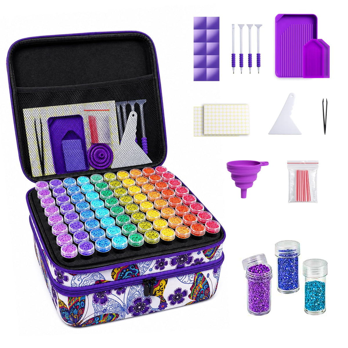 ZORETCO Diamond Art Storage - 240 Containers Diamond Art - Image 1