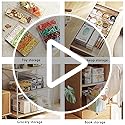 Mano Fridge Drawer Pull Out Stackable Bins with Handle Clear - Image 8