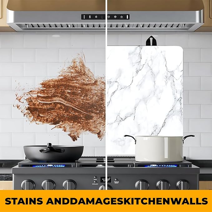 Stove Top Cover for Home Decoration Kitchen Pad Washable Cooktop Covers Countertop Stove Protector Mat for Home Kitchen Cooktops (white, 28"x20")