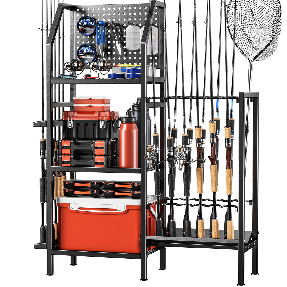 Fishing Rod Holders for Garage,Fishing Rod Rack Storage up - Image 1