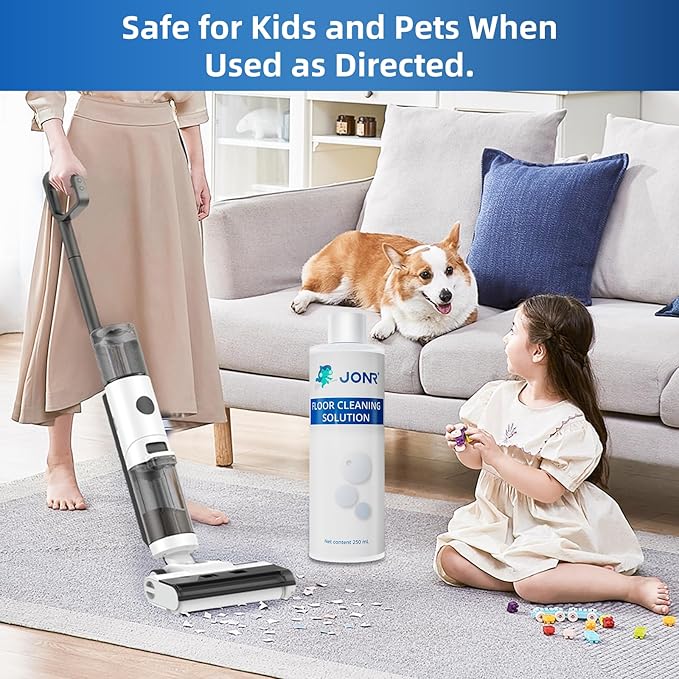JONR Floor Cleaning Solution for ED/S20 Series Wet Dry Vacuum, Suitable with All Robot Vacuums with Mopping and Cordless Wet/Dry Vacuum Mop Cleaner, Deep Cleans for Multiple Hard Floors, 33.8 FL Oz