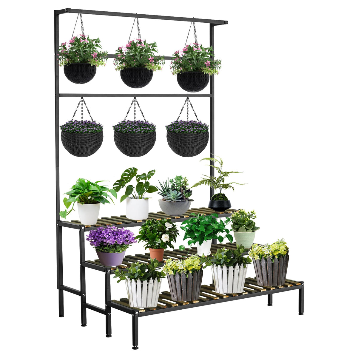 Large Plant Stand, Indoor Outdoor - Image 1