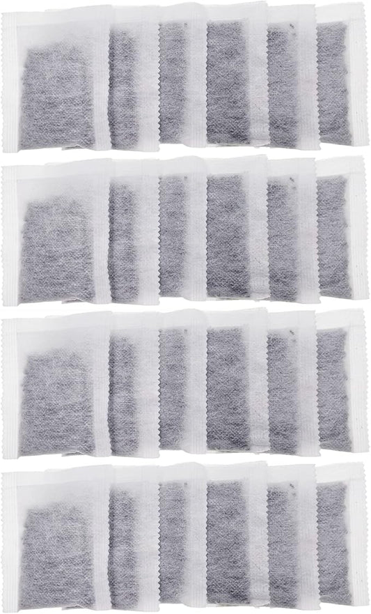 24 Pack Replacement Activated Charcoal Distiller Filters - Coconut Shell Activated Carbon Filter Sachets -Compatible with Megahome and other Countertop Distillers