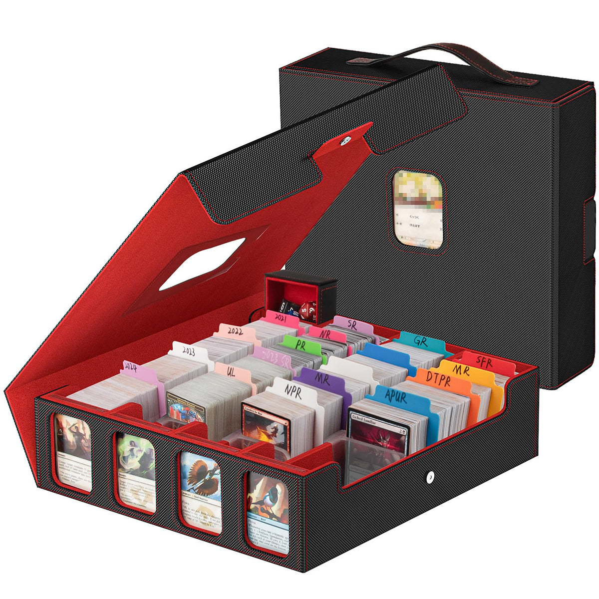 4 Row 3200+ Trading Card Storage with Commander Display - Image 1