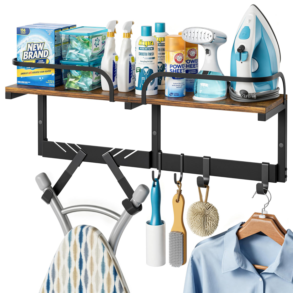 Ironing Board Hanger Wall Mount, Large Laundry Room - Image 1