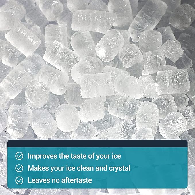 Gevi Ice Maker Cleaning Tablet 4 Uses, Individual Packed for Each Tablet, Organic Citric Acid Cleaner for Universal Ice Machines (4 Uses)