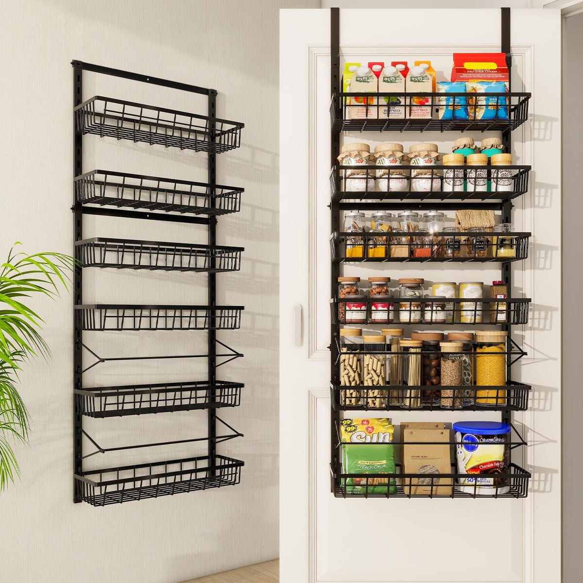 Mefirt Over The Door Pantry Organizer, Pantry Storag | All Products - Image 1